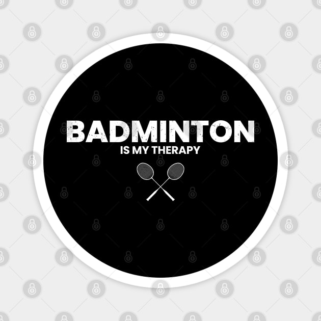 badminton Magnet by Tali Publik